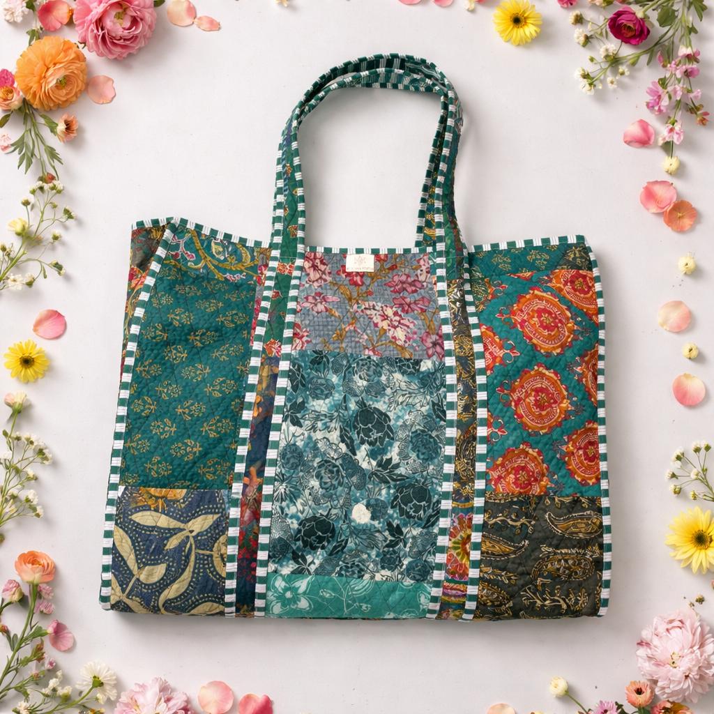 Quilted Cotton Bag (268)