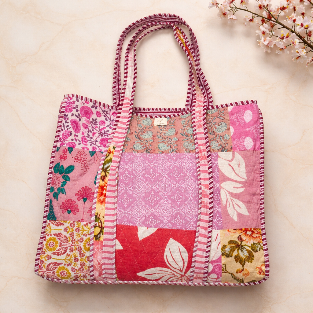 Quilted Cotton Bag (261)