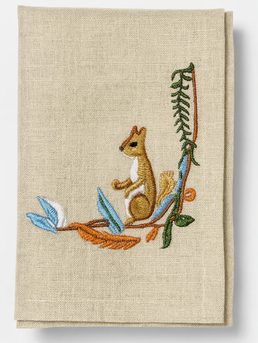 LINEN- FOREST COLLECTION-OUT ON A LIMB