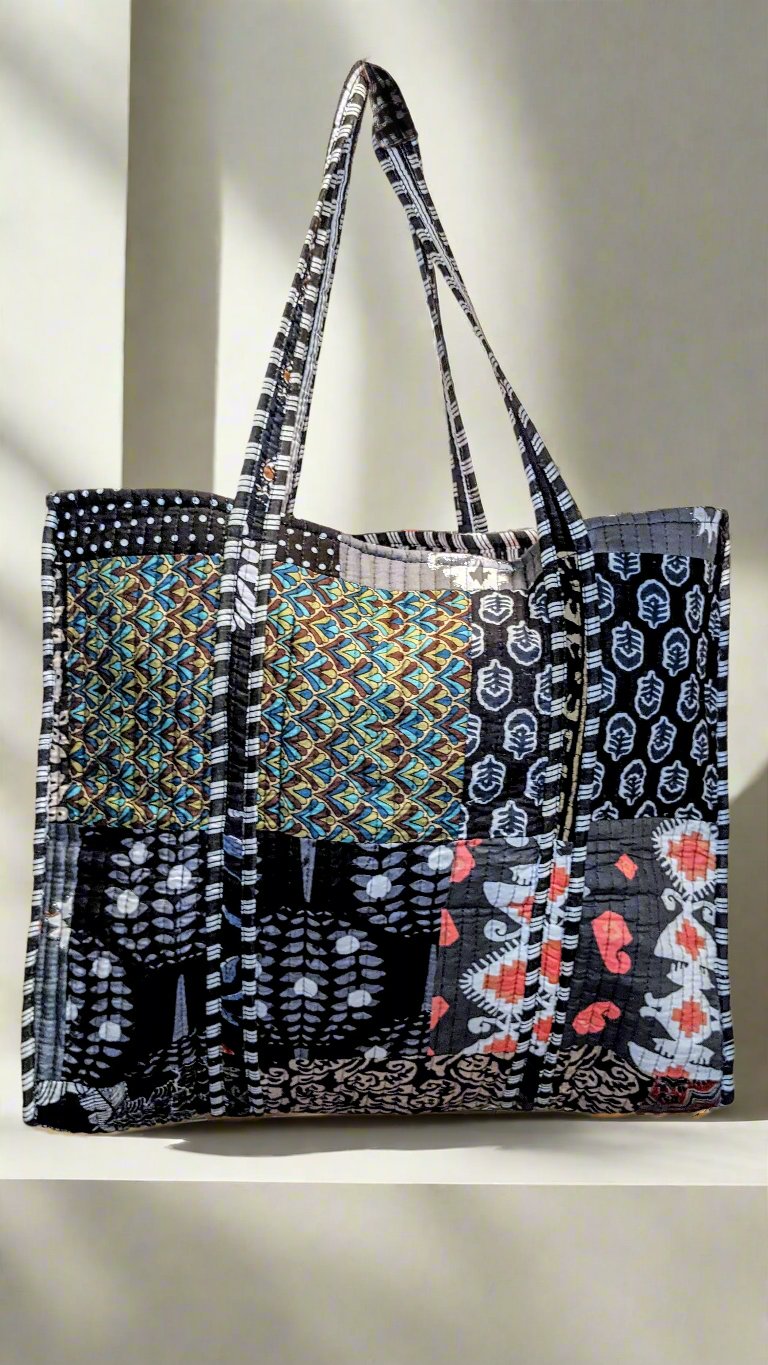 Big Navy Quilted Bag