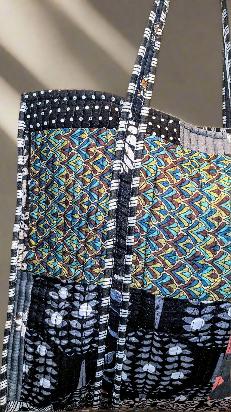 Big Navy Quilted Bag