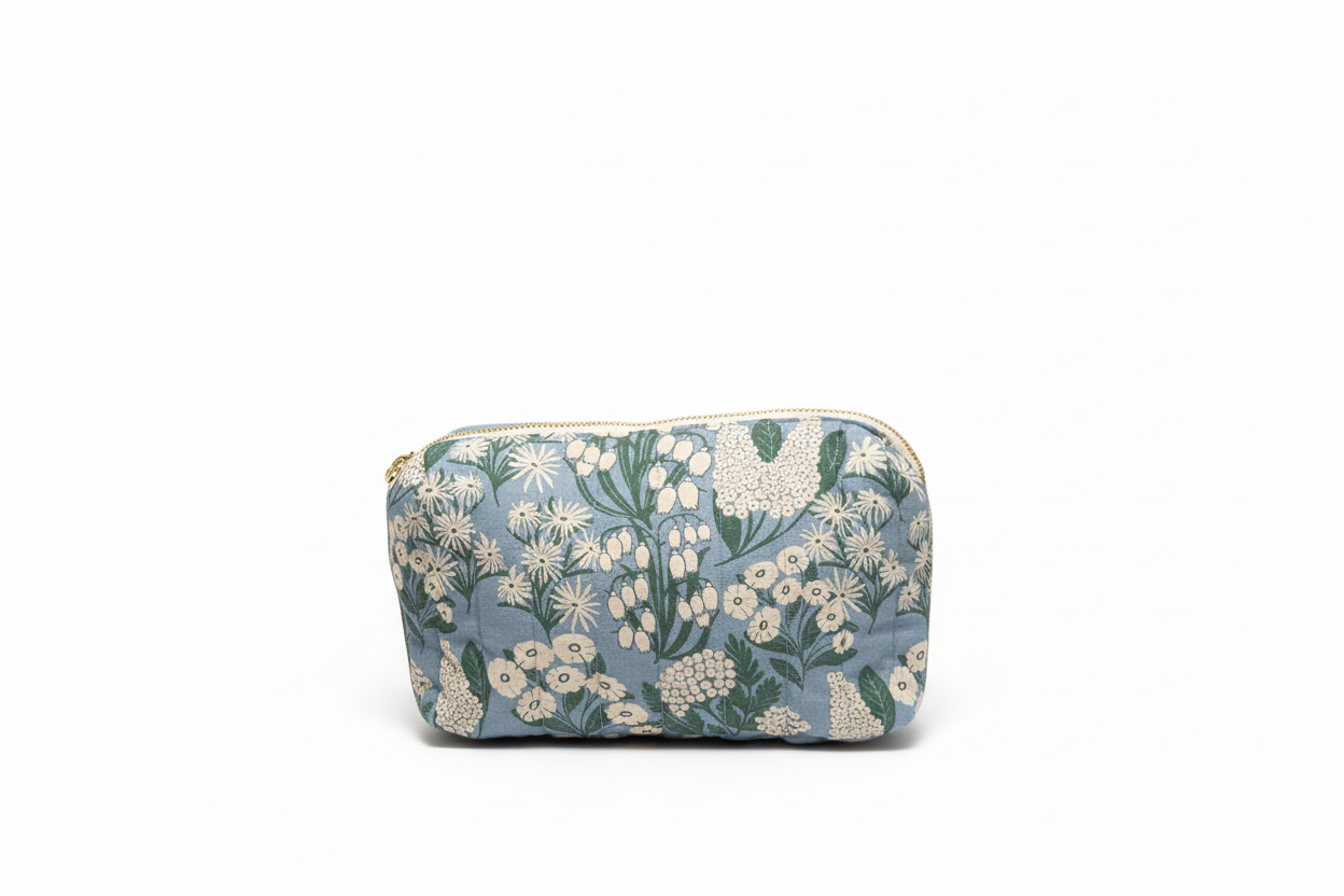 GARDEN BLUE POUCH