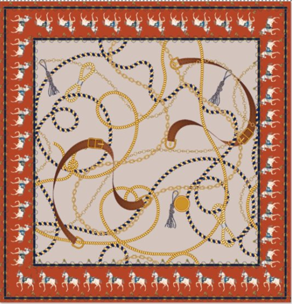 CEREMONIAL HORSE TABLECLOTH