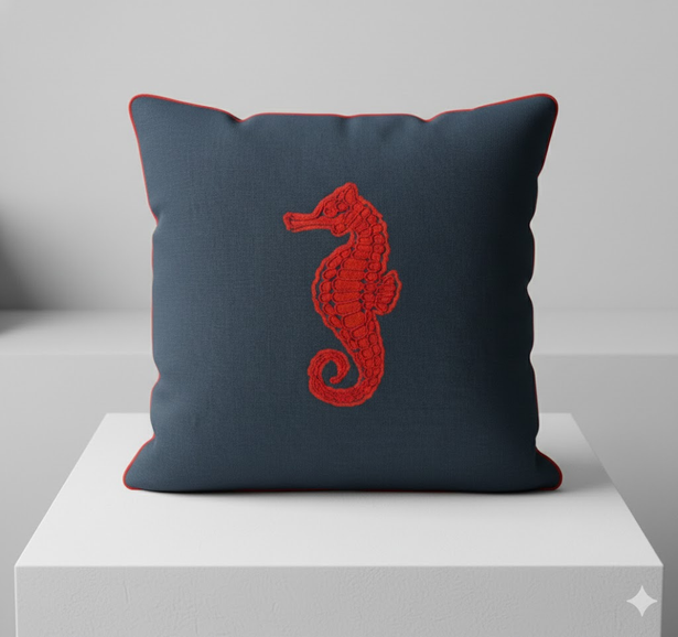SEA HORSE PILLOW