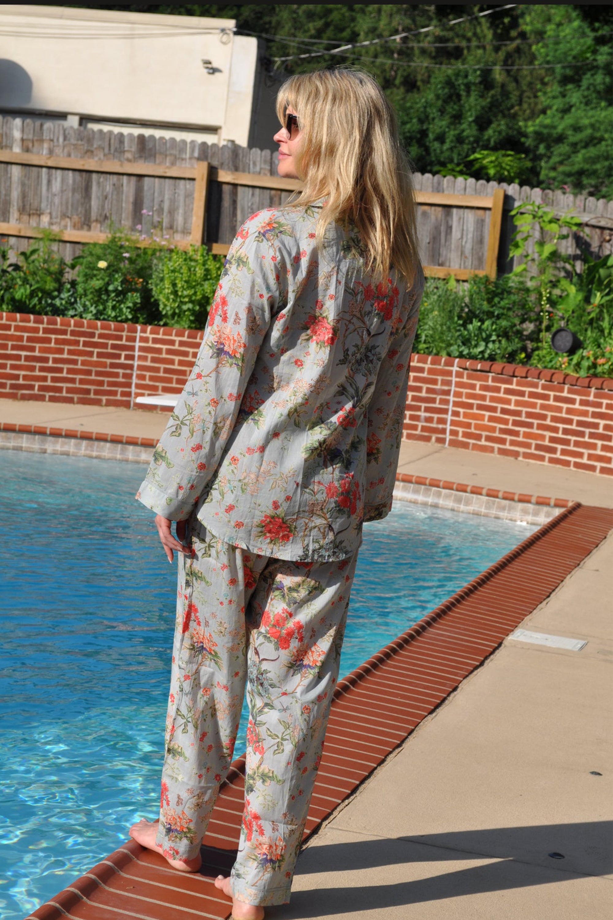 Venice Floral Long PJ Set