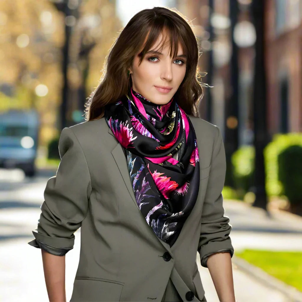 Ebony Rose Scarf