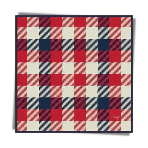 Nautical Plaid Scarf