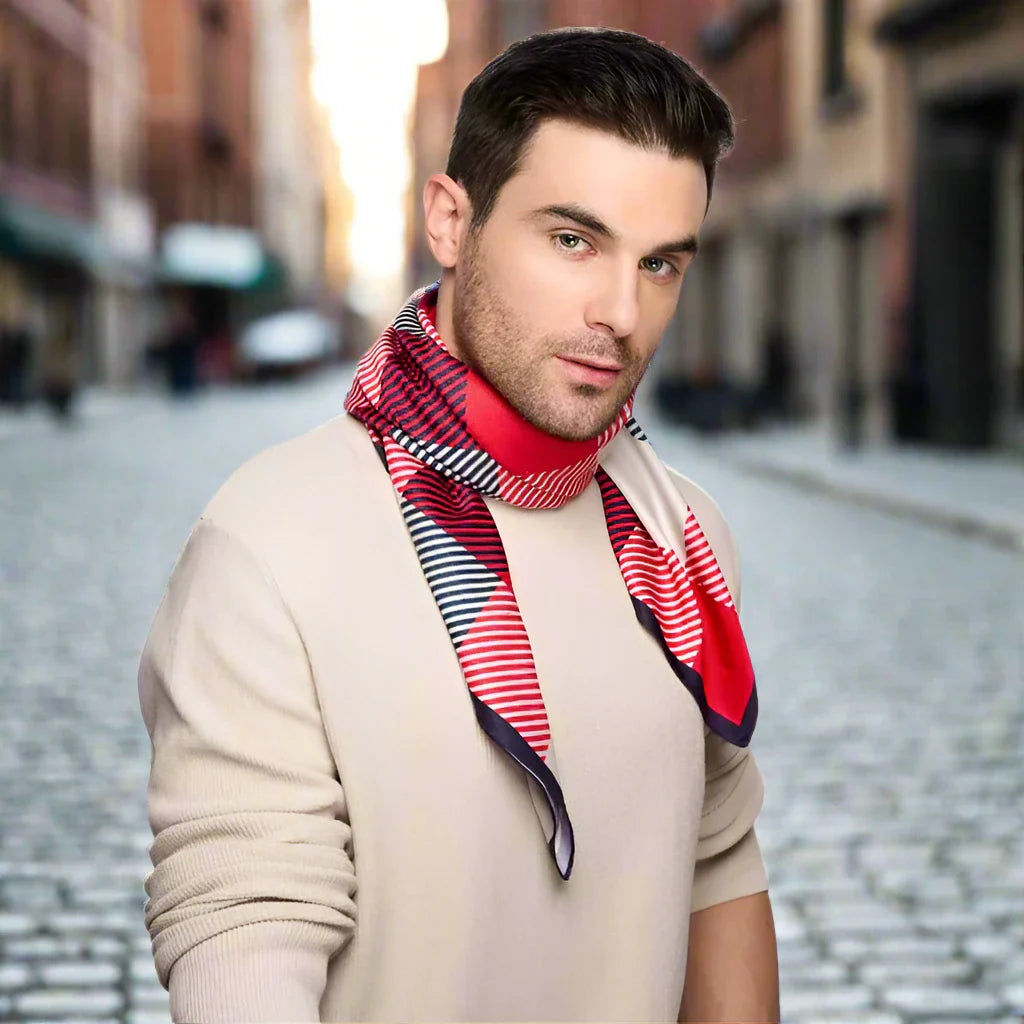 Nautical Plaid Scarf