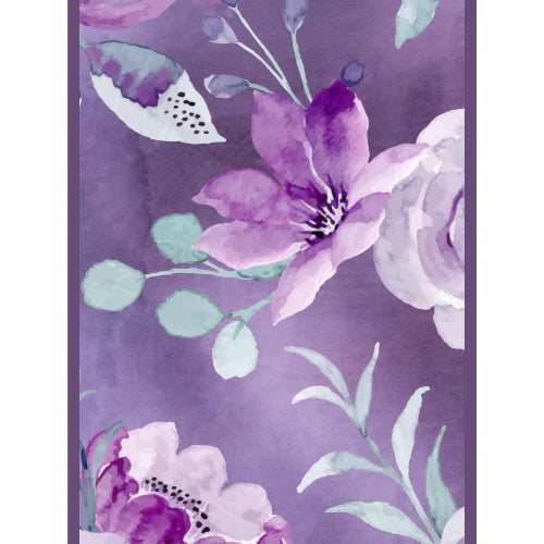 Royal Plum Floritale Scarf