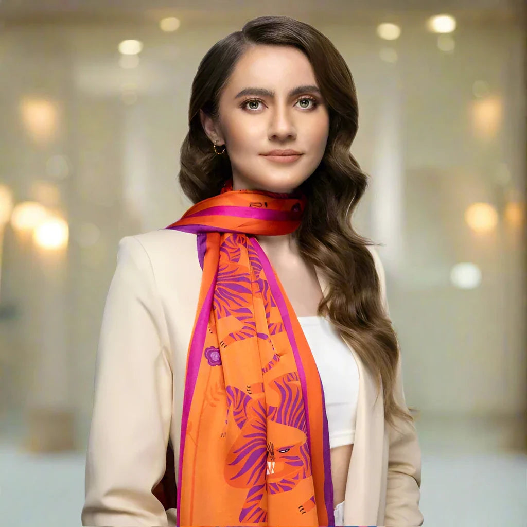 Tangelo Tiger Scarf