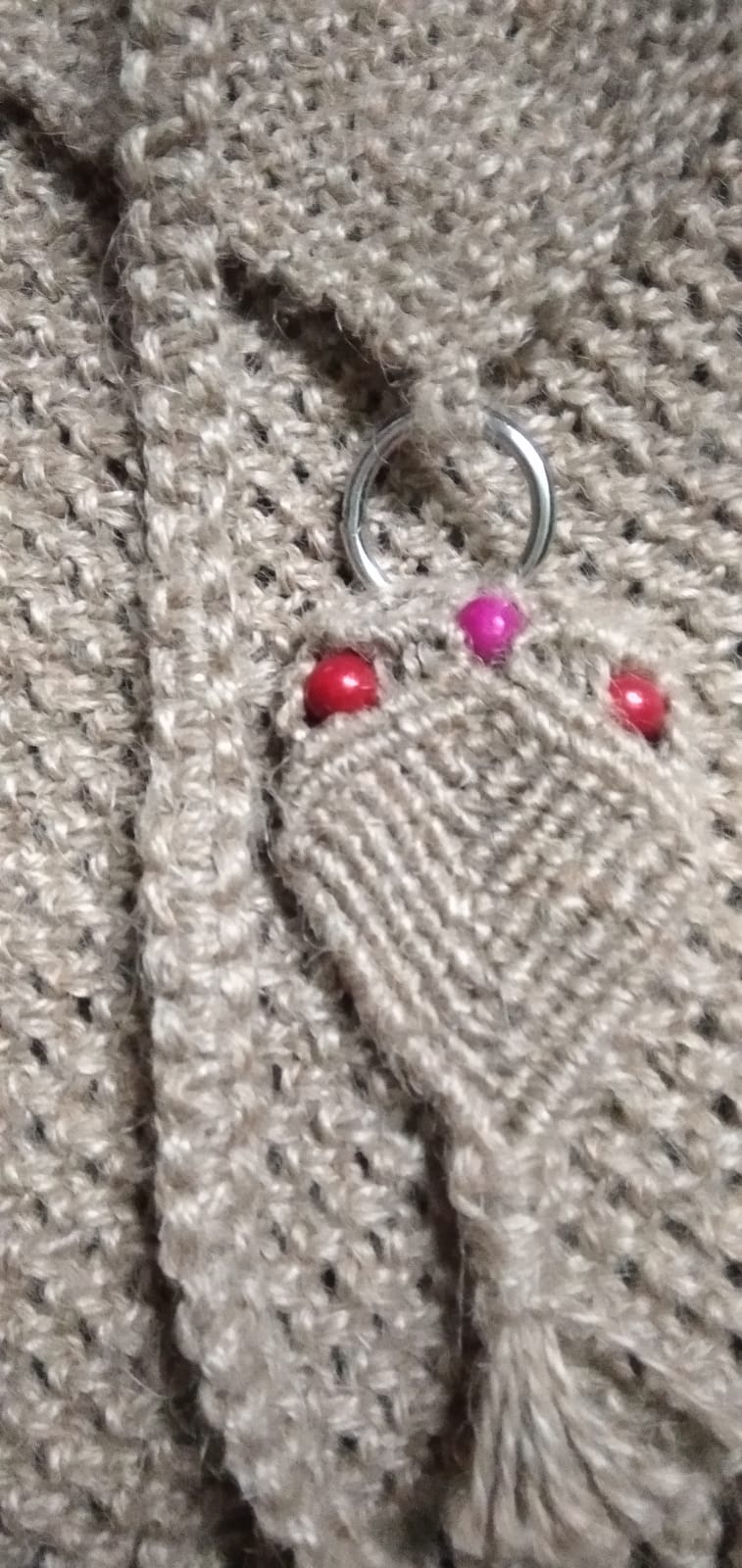 Small Owl Jute Bag