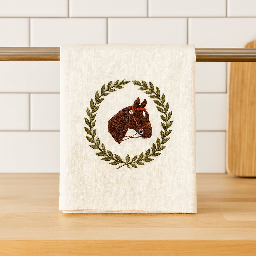 Embroidered Dish Towel