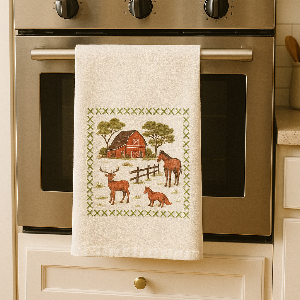 Barn Dish Towel