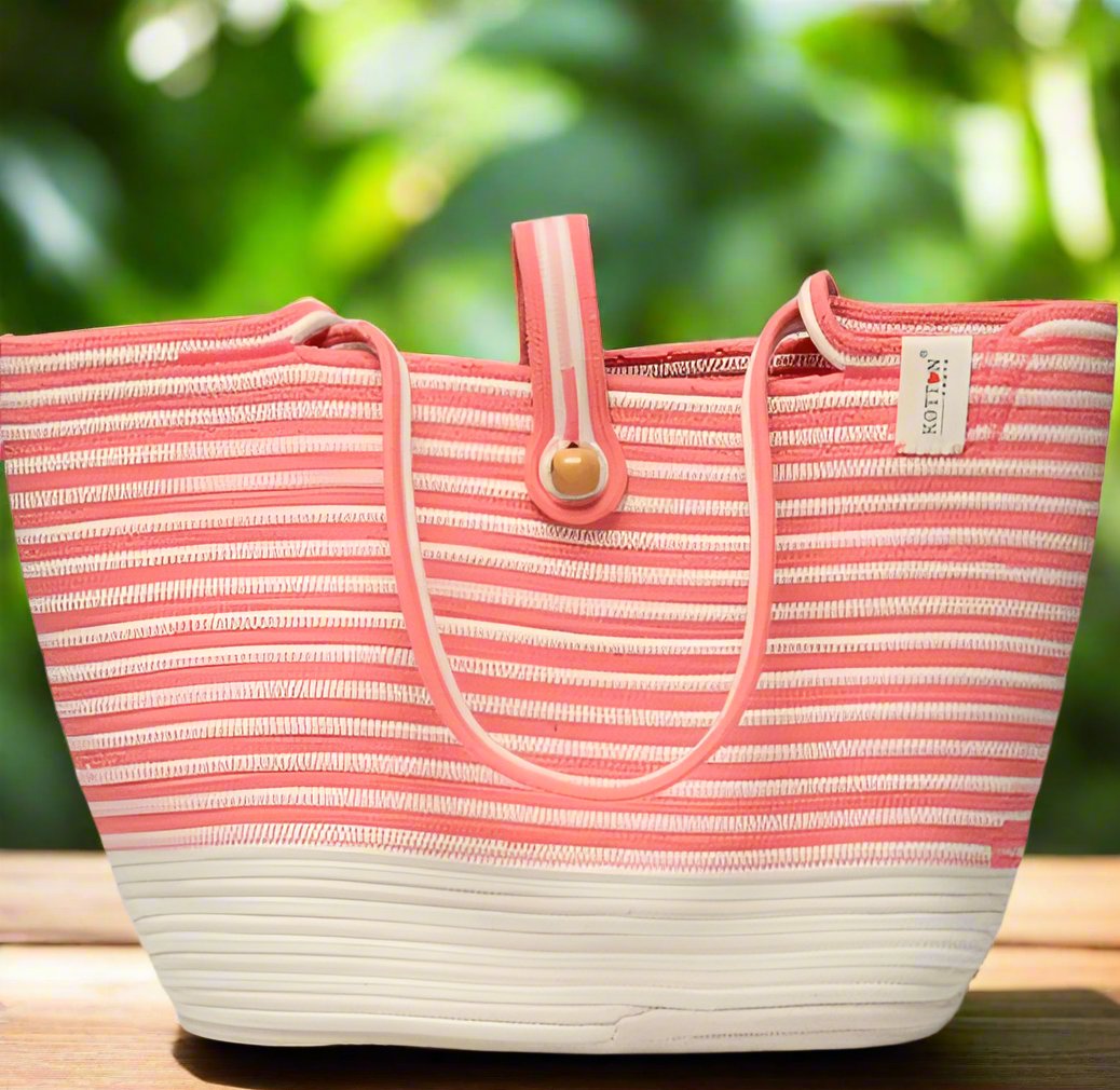 Cotton Rope Everyday Bag-Pink