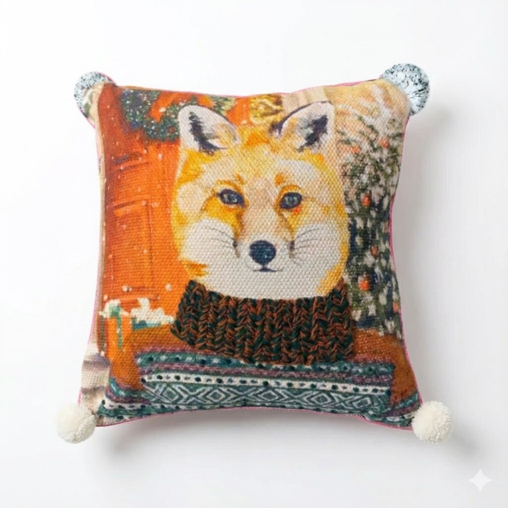 Holiday Collection Fox Pillow Covers