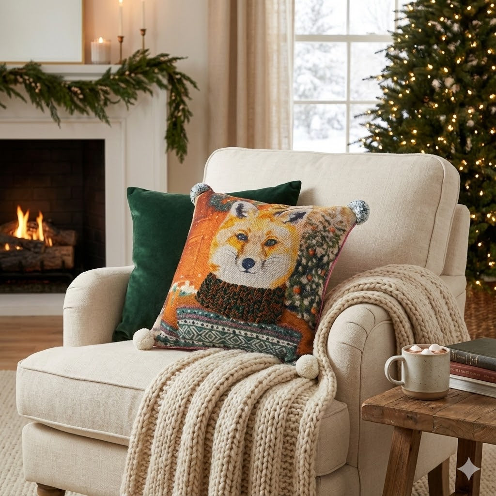 Holiday Collection Fox Pillow Covers