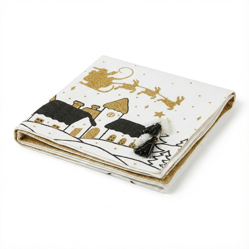 Holiday Table Runner (White)